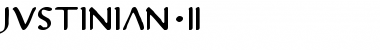 Download Justinian 2 Regular Font Title Preview