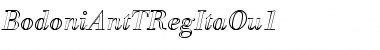 Download BodoniAntTRegItaOu1 Regular Font Title Preview
