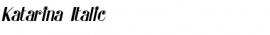 Download Katarina Italic Font Title Preview