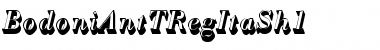 Download BodoniAntTRegItaSh1 Regular Font Title Preview
