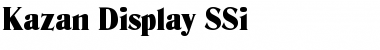 Download Kazan Display SSi Regular Font Title Preview