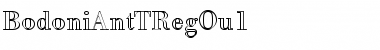 Download BodoniAntTRegOu1 Regular Font Title Preview