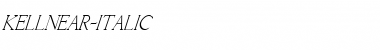 Download Kellnear-Italic Normal Font Title Preview