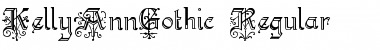 Download KellyAnnGothic Regular Font Title Preview