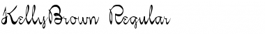Download KellyBrown Regular Font Title Preview