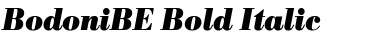 Download BodoniBE BoldItalic Font Title Preview