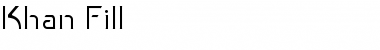 Download Khan Fill Font Title Preview