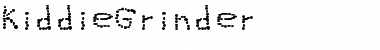 Download KiddieGrinder Regular Font Title Preview