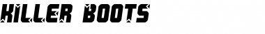 Download Killer boots Regular Font Title Preview