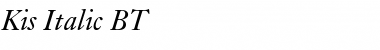 Download Kis Italic Font Title Preview