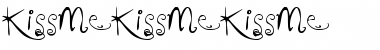 Download KissMeKissMeKissMe Regular Font Title Preview