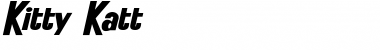 Download Kitty Katt Italic Font Title Preview