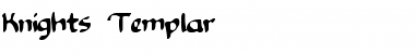 Download Knights Templar Regular Font Title Preview