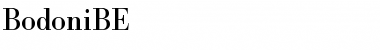 Download BodoniBE Roman Font Title Preview