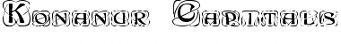 Download Konanur Capitals Regular Font Title Preview