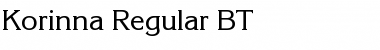 Download Korinna BT Regular Font Title Preview