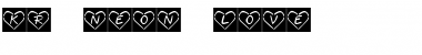 Download KR Neon Love Regular Font Title Preview