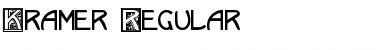 Download Kramer Regular Font Title Preview