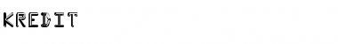 Download Kredit Embossed Font Title Preview