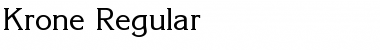 Download Krone Regular Font Title Preview
