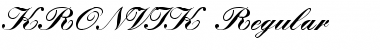 Download KRONVIK Regular Font Title Preview