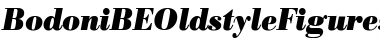 Download BodoniBEOldstyleFigures BoldItalic Font Title Preview