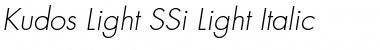 Download Kudos Light SSi Light Italic Font Title Preview