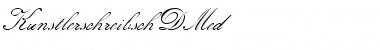 Download KunstlerschreibschDMed Regular Font Title Preview