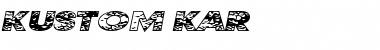 Download Kustom Kar Regular Font Title Preview