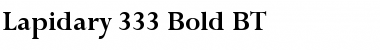 Download Lapidary333 BT Bold Font