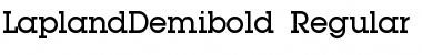 Download LaplandDemibold Regular Font Title Preview