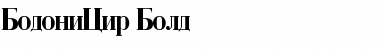 Download BodoniCir Bold Font Title Preview