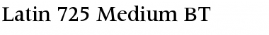 Download Latin725 Md BT Medium Font Title Preview