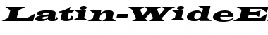 Download Latin-WideExtObl-Normal Regular Font Title Preview