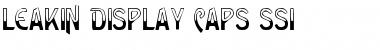 Download Leakin Display Caps SSi Regular Font Title Preview